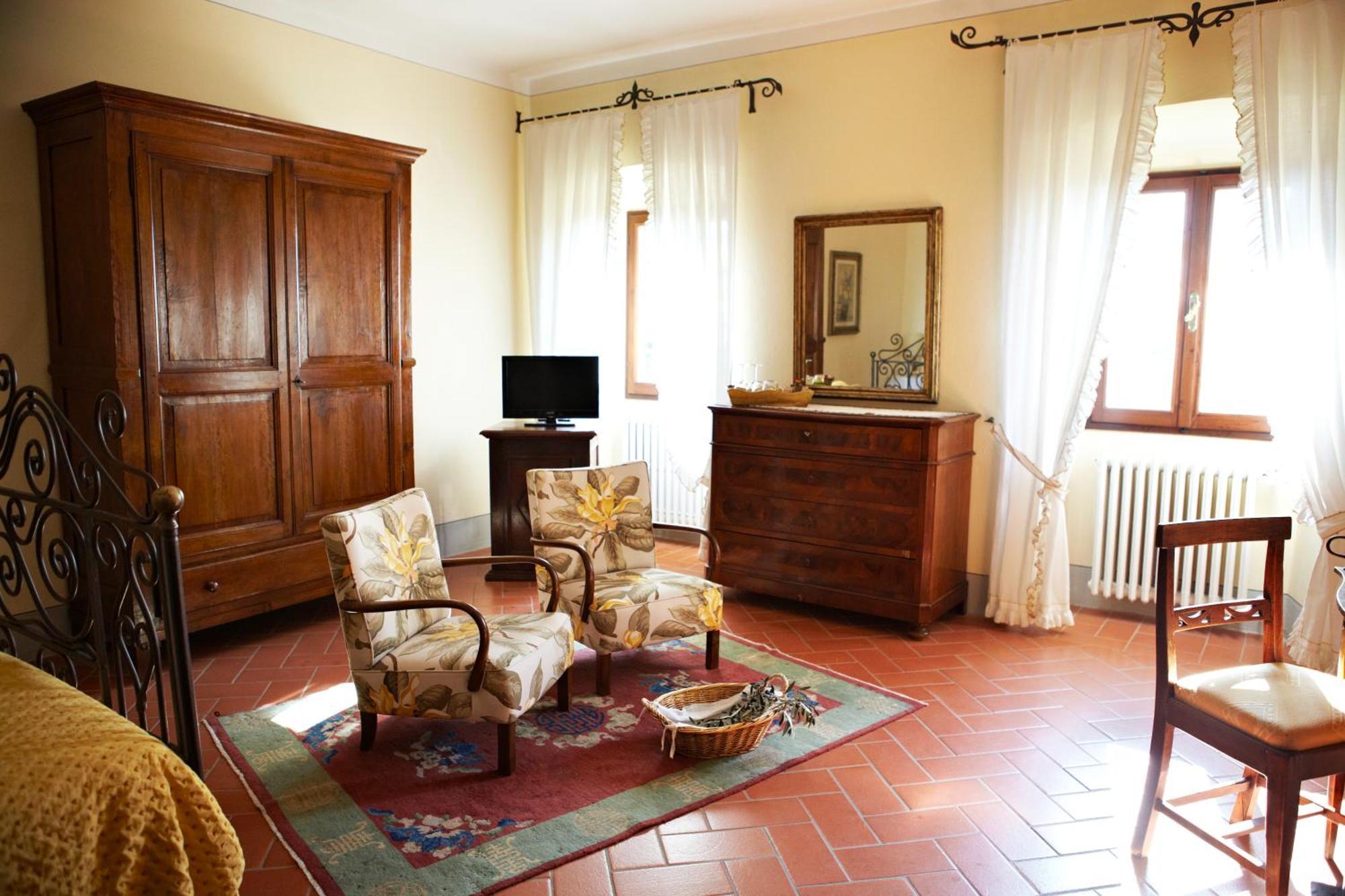 Relais Villa Belpoggio - Residenza D'Epoca Loro Ciuffenna Szoba fotó